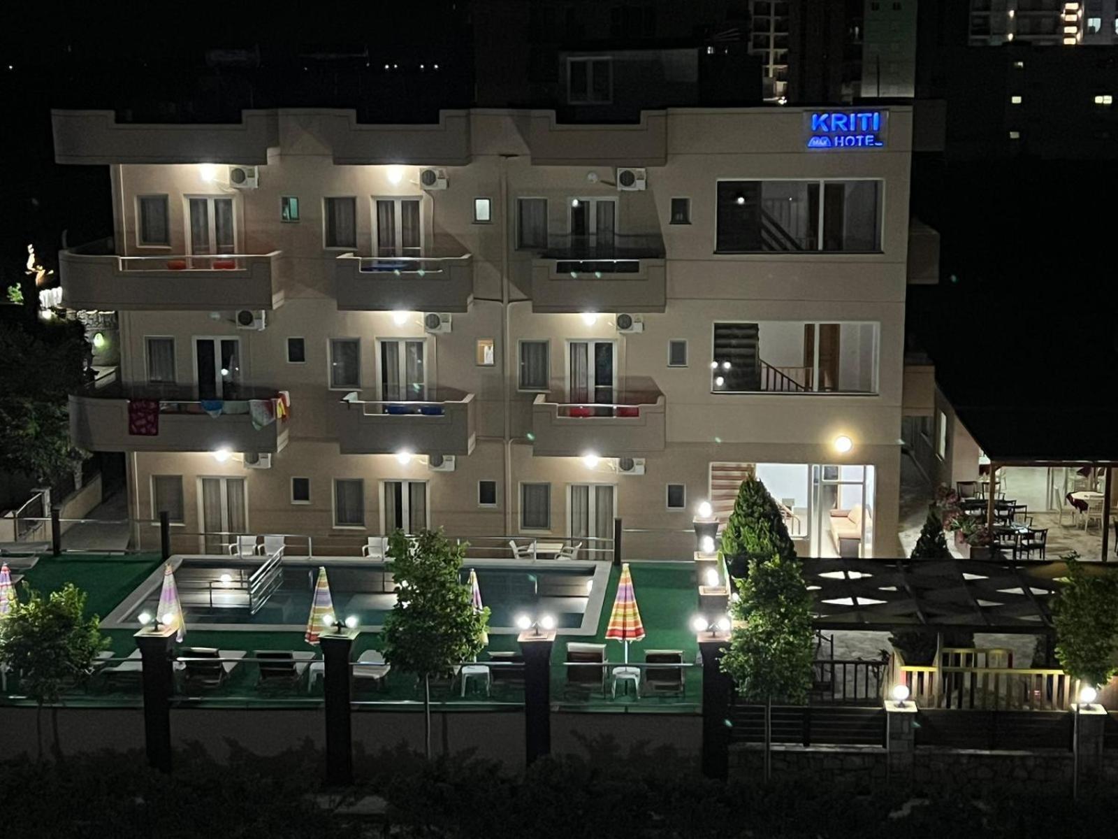 Hotel Kriti Max , Shengjin Shëngjin エクステリア 写真